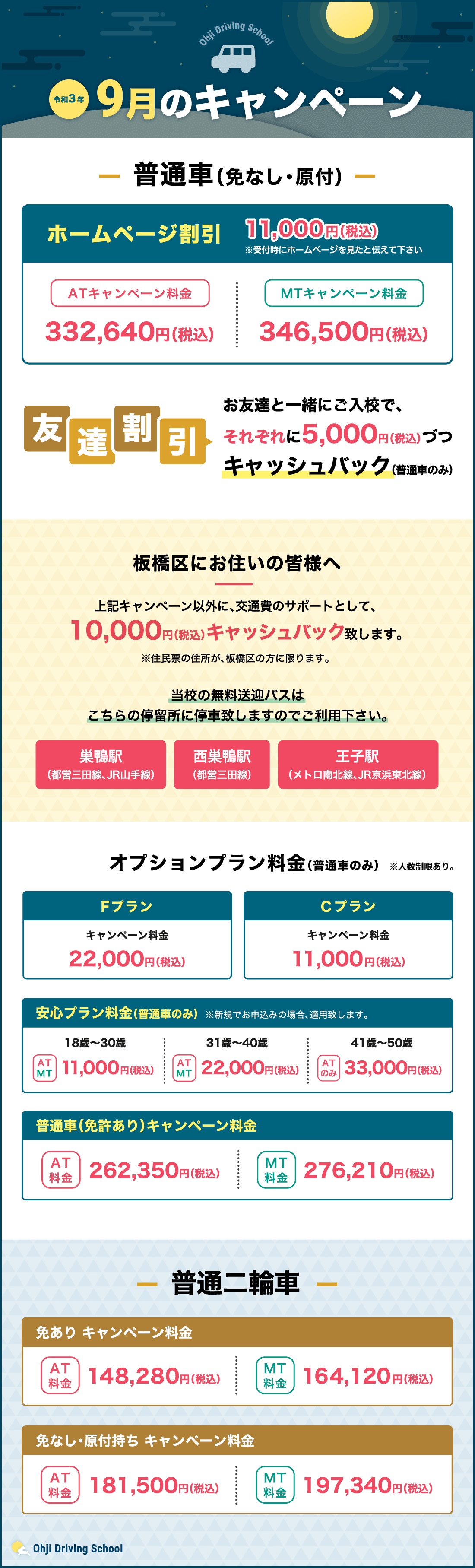 令和3年9月のキャンペーン
