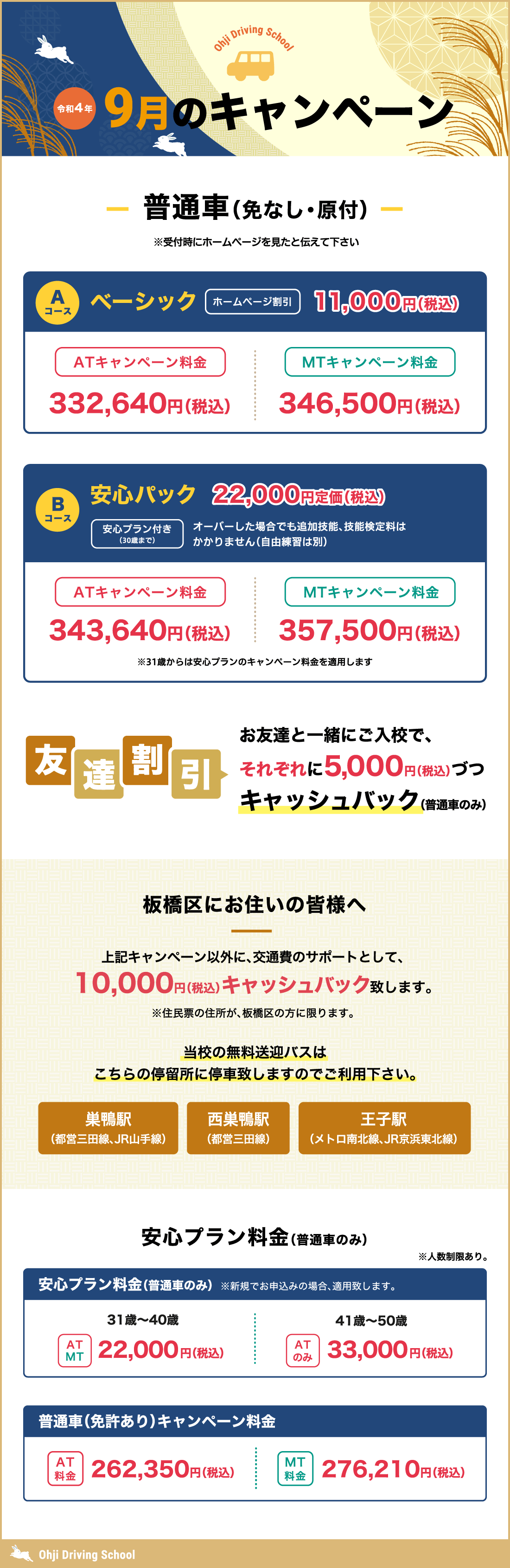 令和4年9月のキャンペーン