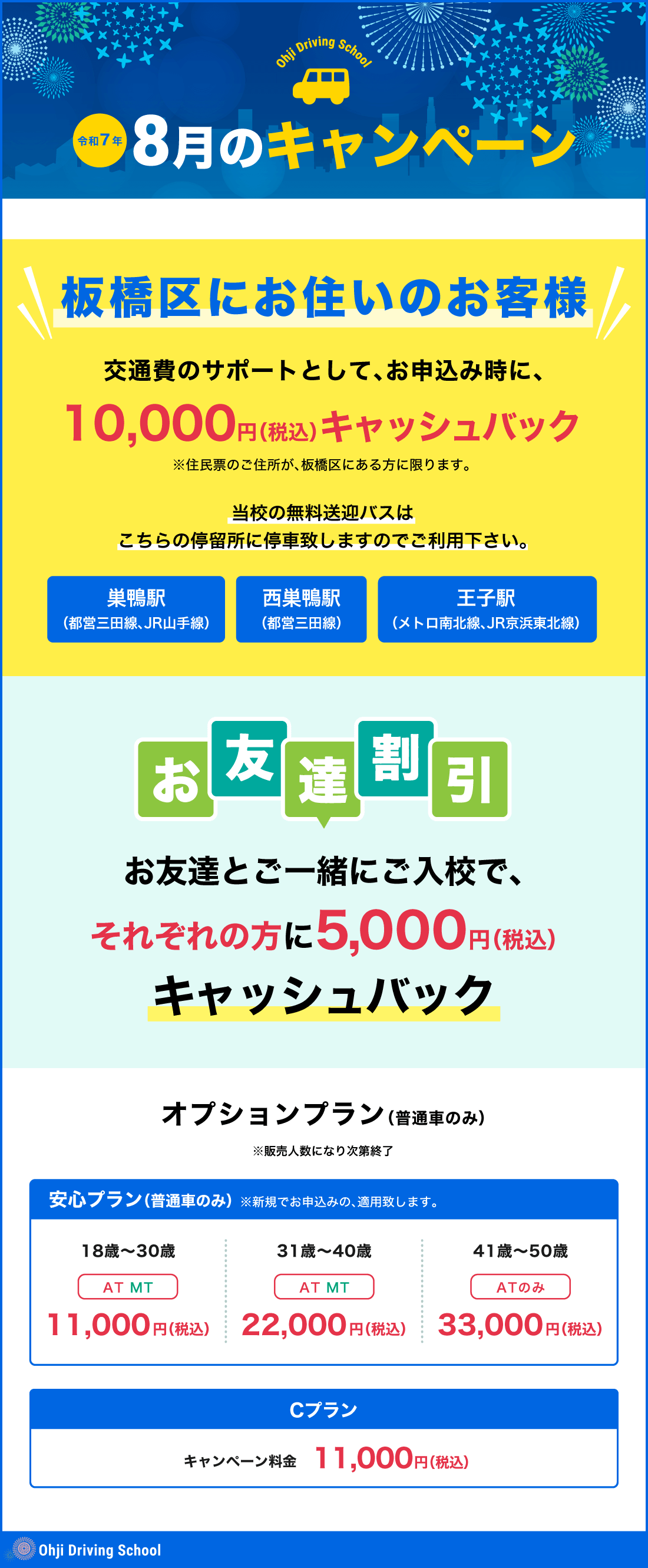 令和7年8月のキャンペーン